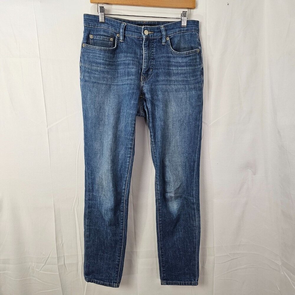 Lauren Ralph Lauren Jeans Womens 6 31x28 Blue Slim Tapered Stretch Denim